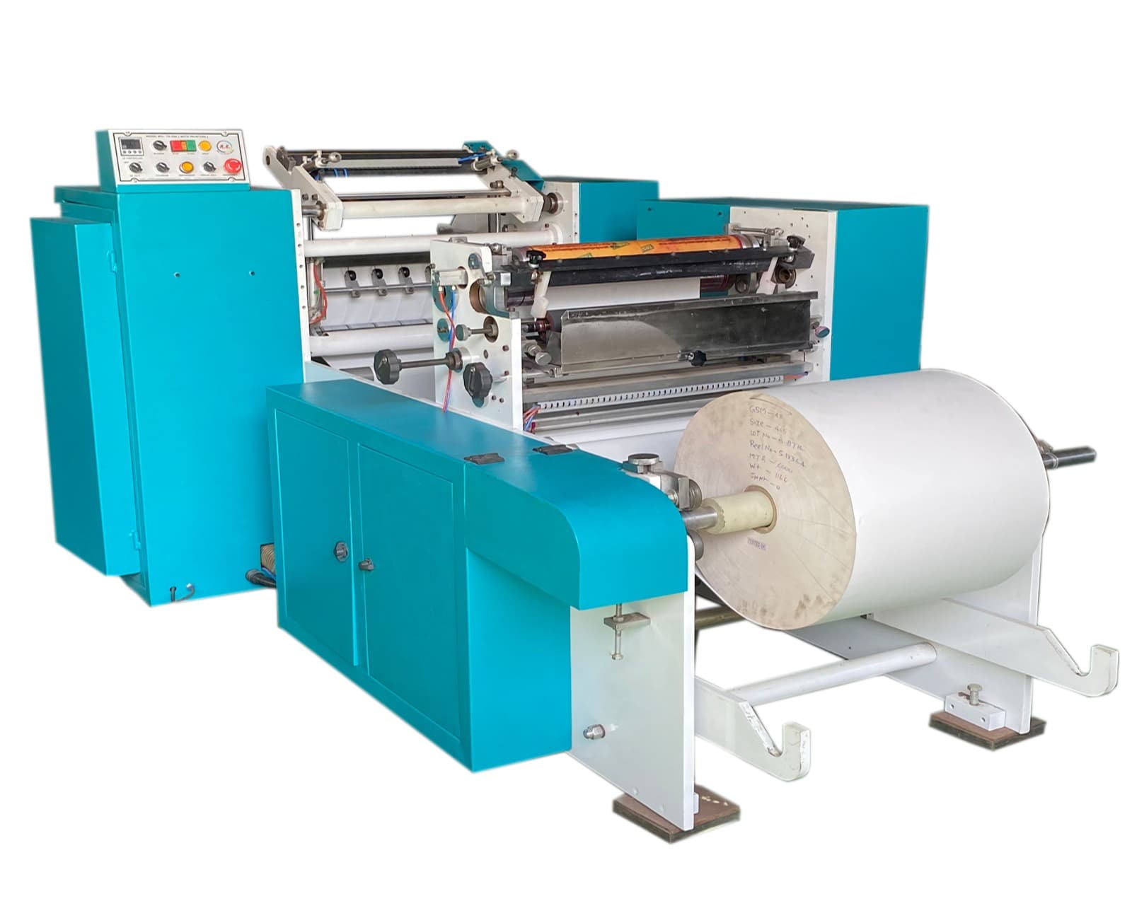 POS Roll Slitting Machine With One Colour