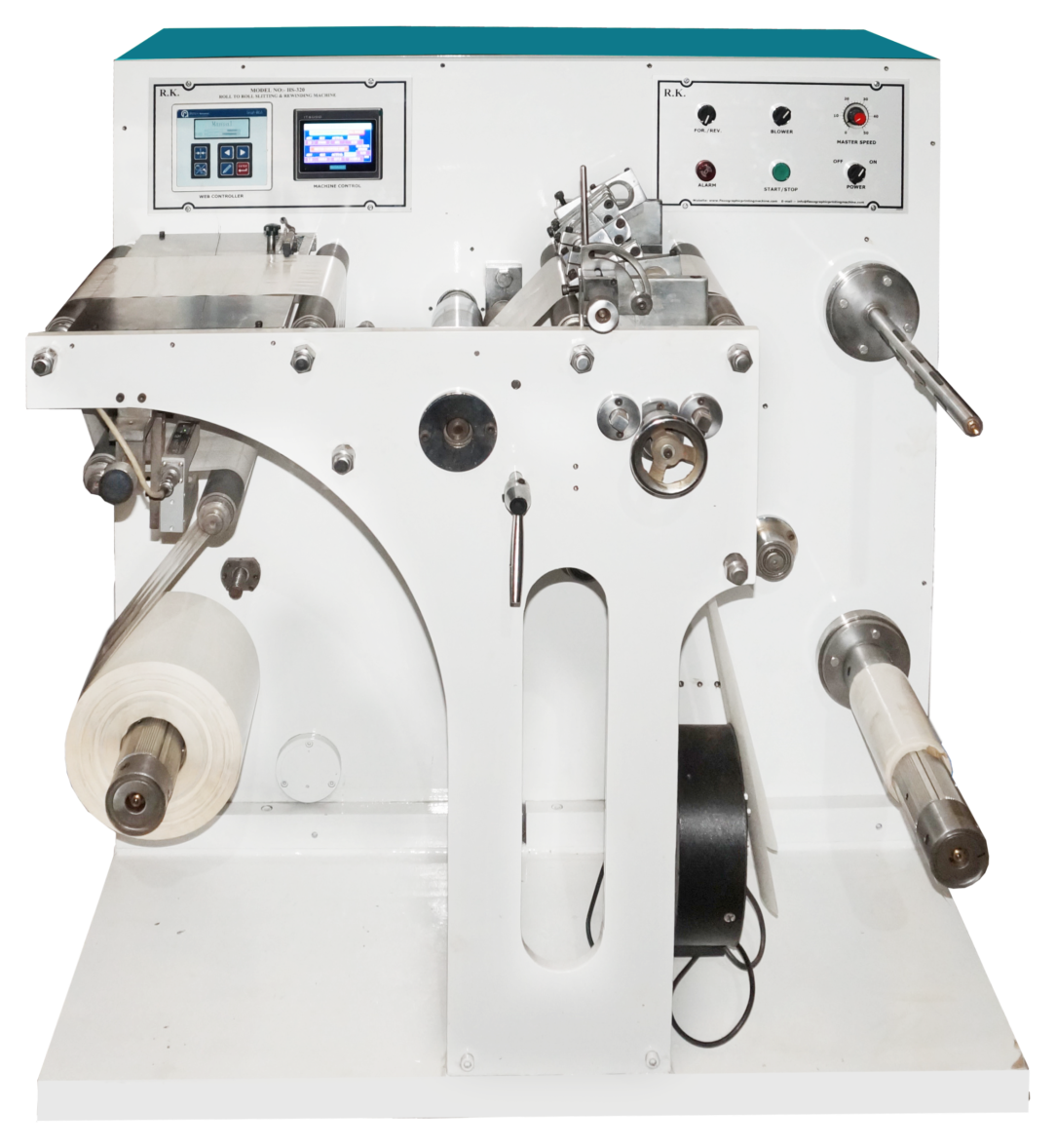 Slitting With Up & Down Rewinding