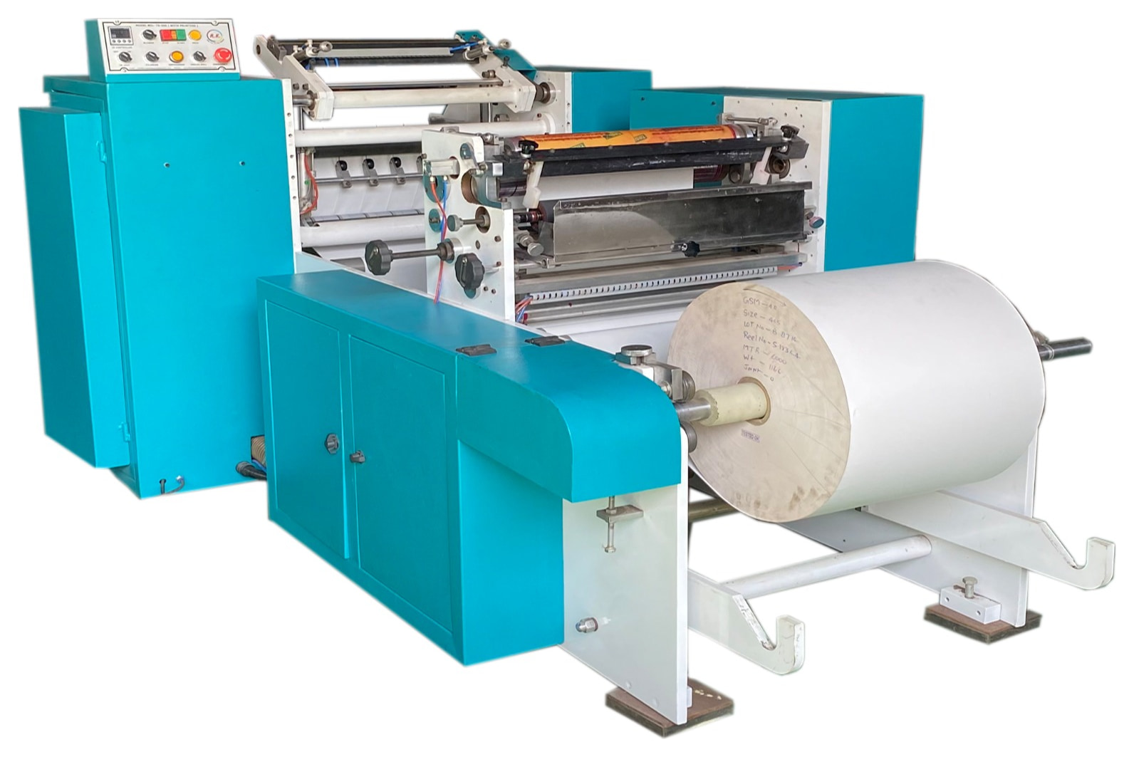 POS Roll Slitting Machine With One Colour