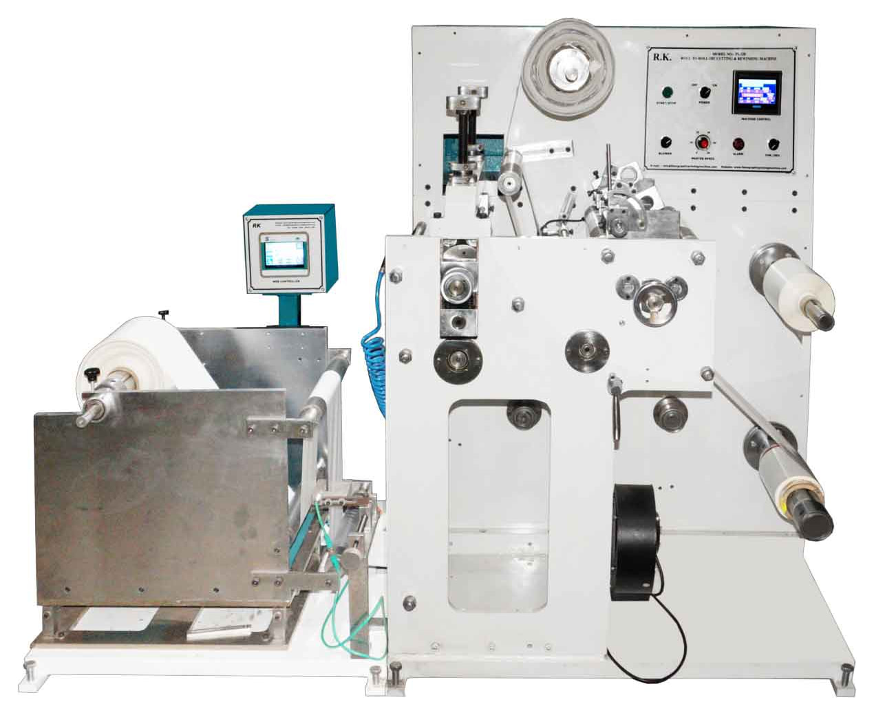 Die Cutting With Up & Down Rewinding